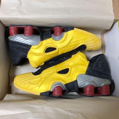 NIKE Shox XT Sneakers Yellow Size 27.5cm Near Mint Extremely Rare Golden