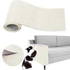 Cat Scratch Couch Furniture Protector, Adhesive Cat Scratch Pad Deterrent for...