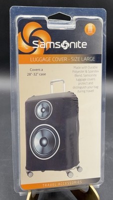 Samsonite Printed Luggage Cover, Speaker Black, Size Large (Fits 28 -32  Case)