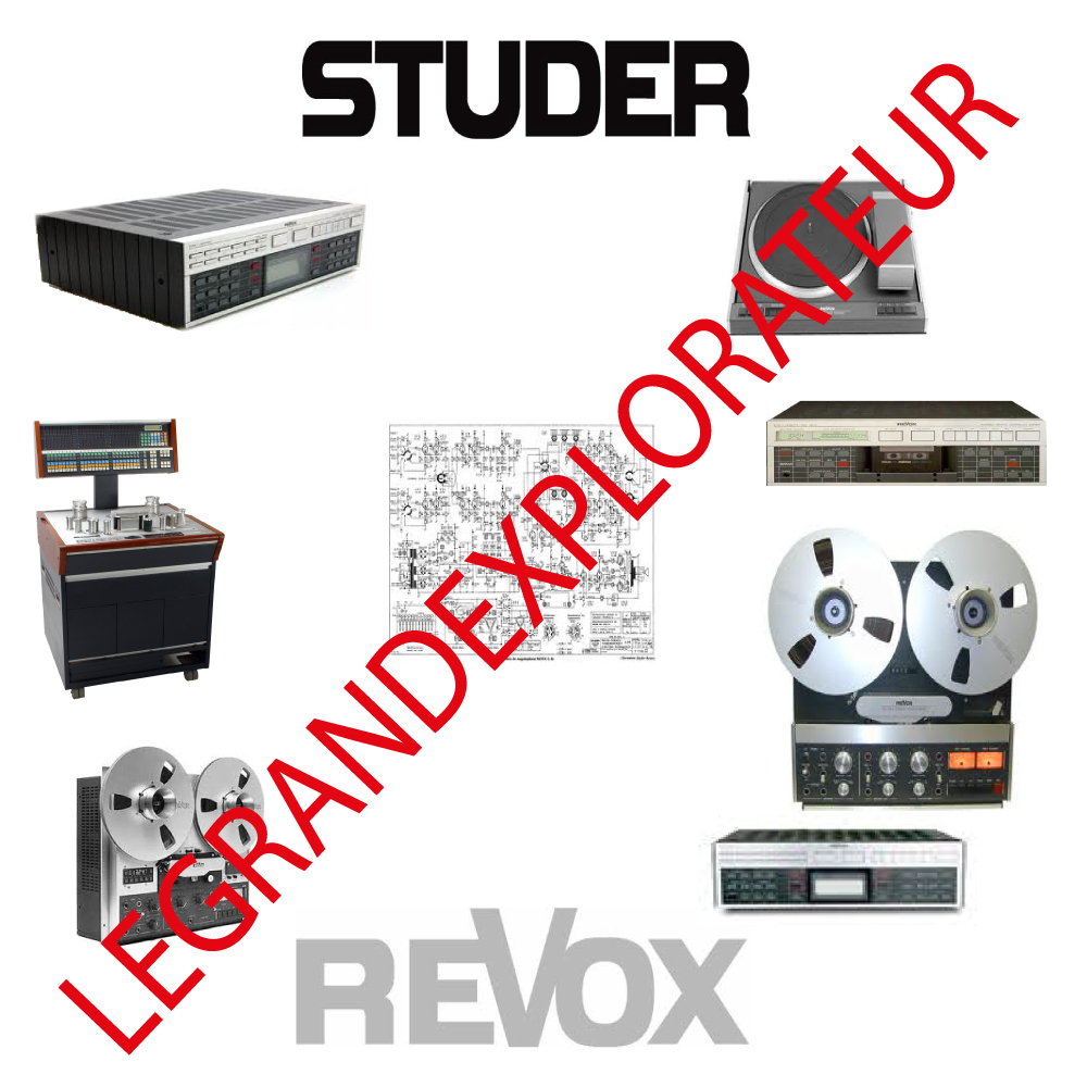 Ultimate  Studer Revox  Operation Repair Service manual & Schematics  240 on DVD