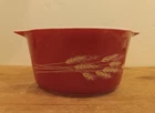 VINTAGE PYREX 473-B Autumn Harvest Wheat 1 Liter Casserole Dish NO LID