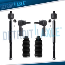 Front Inner Outer Tierods Boots for 2005-15 Toyota Tacoma 2WD; Base & X-Runner