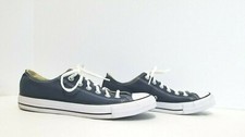 Converse All Star Low Top Blue Canvas Lace Up Shoes Men's Sz 7 Women's Sz 9