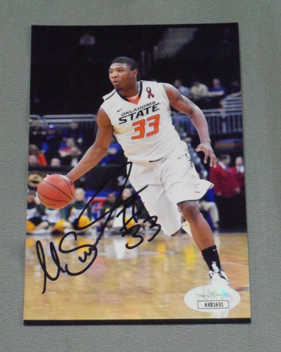 Marcus Smart, Oklahoma St & Boston Celtics, Signed 4 x 6 Oklahoma St Card, JSA - Picture 2 of 4