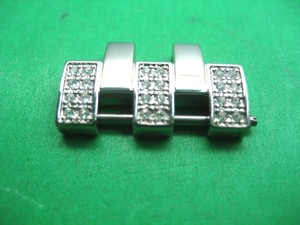 BULOVA-96C108-PARTS-LINK-MEN-039-S-WATCH-STAINLESS-STEEL-amp-CRYSTALS-20-00-MM-LINK