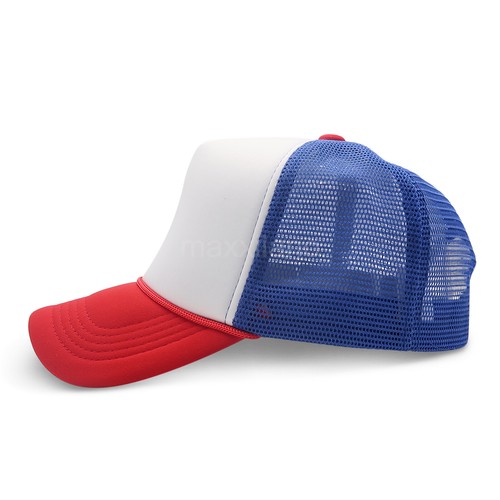 Trucker Hat Foam Mesh Baseball Cap Snapback Adjustable Plain Solid Men Sport Cap - Picture 68 of 126