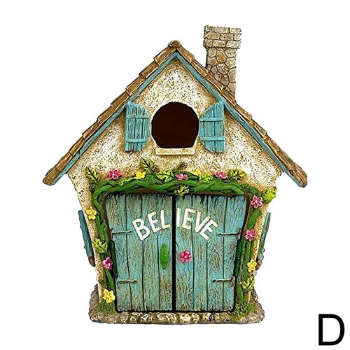 6PCS Miniature Fairy Door Garden Gnome Yard Art Sculpture-Home-Decoration - 第 19/24 張圖片