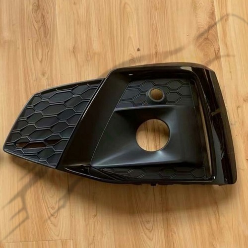 For Audi A5 2020-2022 Replace Bright Black Front Bumper Fog Light Cover LH+RH - Picture 4 of 9