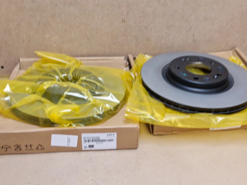 Kia Niro Mk2 EV Front Brake Disc Set 2022-on 51712AO500 51712-AO500 Genuine NEW - Image 3 of 4