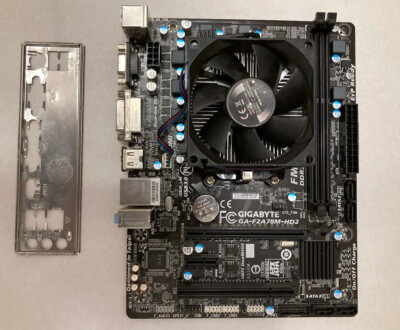 Gigabyte  F2A78M-HD2 AMD A8 5500  APU Radeon 7560D 4 x 3,70 GHz Kühler Blende