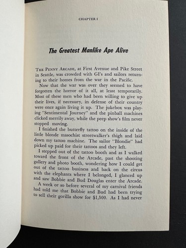 The Ape I Knew, by George W. (Slim) Lewis - 1961 - 1st Hardcover Book DJ - Picture 9 of 12