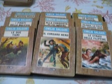 COLLEZIONE EMILIO SALGARI_ 27 VOLUMI ED. DEL GABBIANO 1966. TITOLI IN FOTO