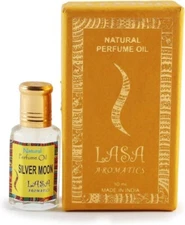 Lasa Aromatic Silver Moon Natural Long Lasting Perfume Oil Fragrance 10ML