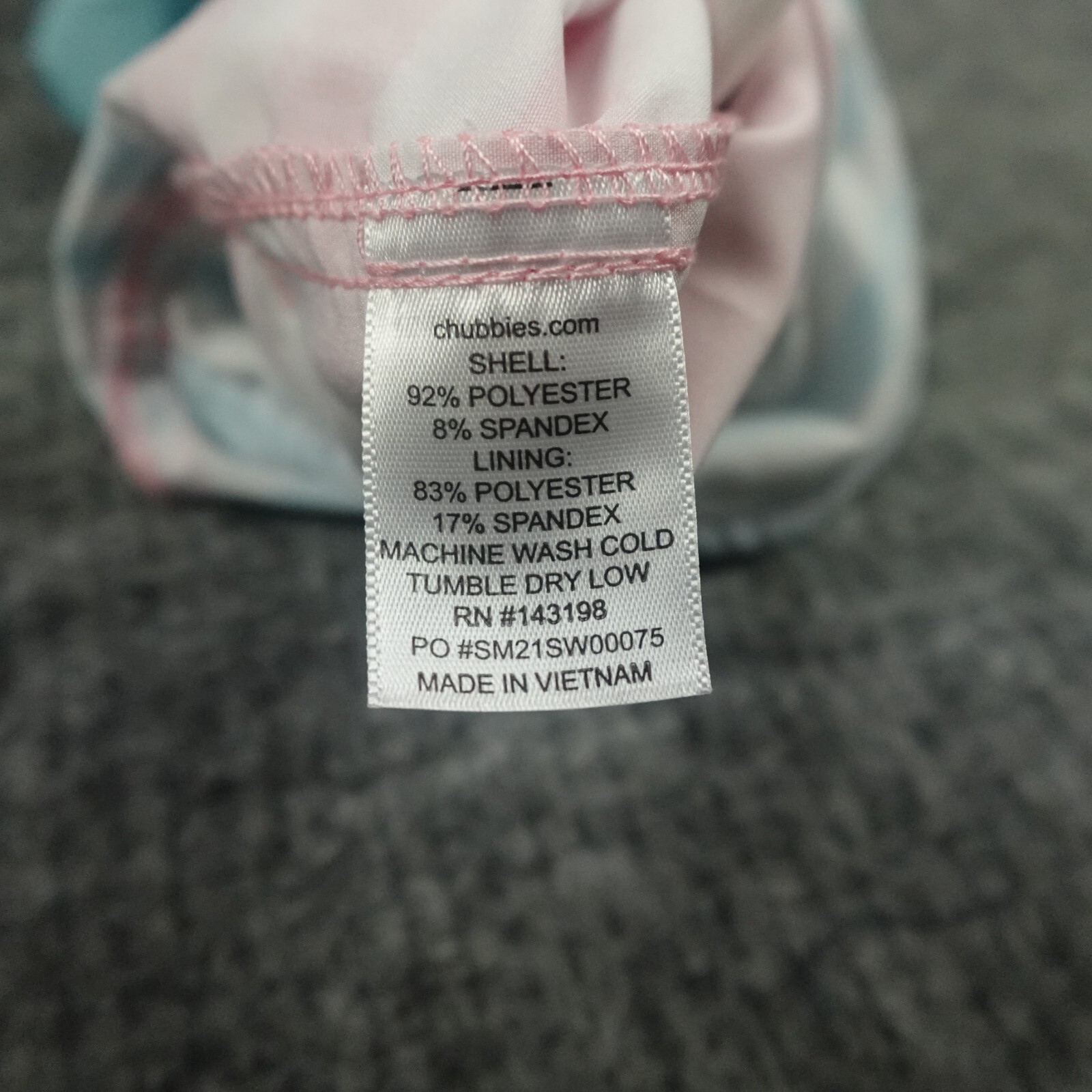 Chubbies Shorts Mens Small Pink Lined Classic Swim Trunk The On The Horizons -