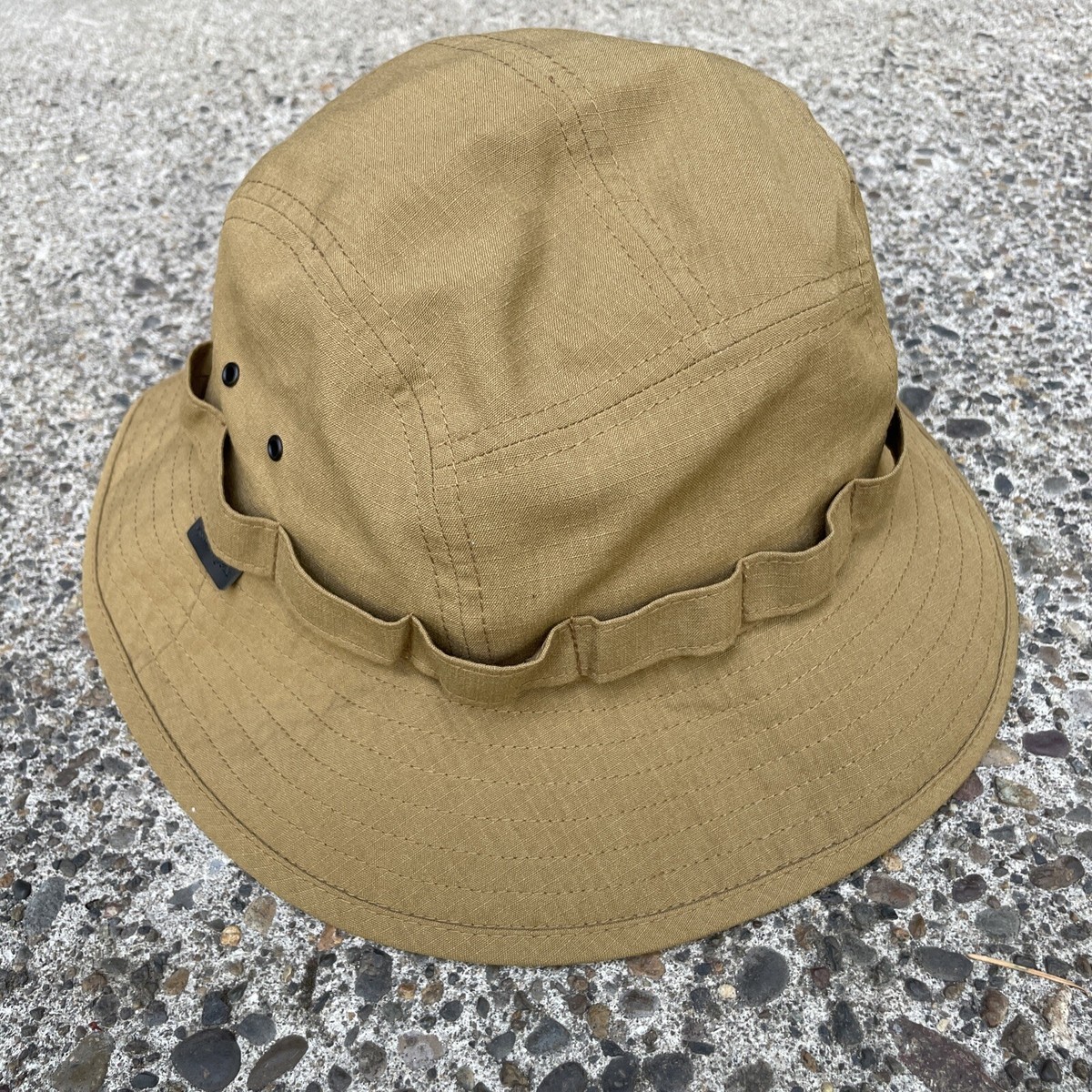 Snow Peak Aramid Takibi Japan Fabric Bucket Hat Brown Sample NWT