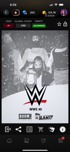 WWE Topps Slam Digital Boom 2017 Bray Wyatt And The Wyatt Family - Picture 2 of 3