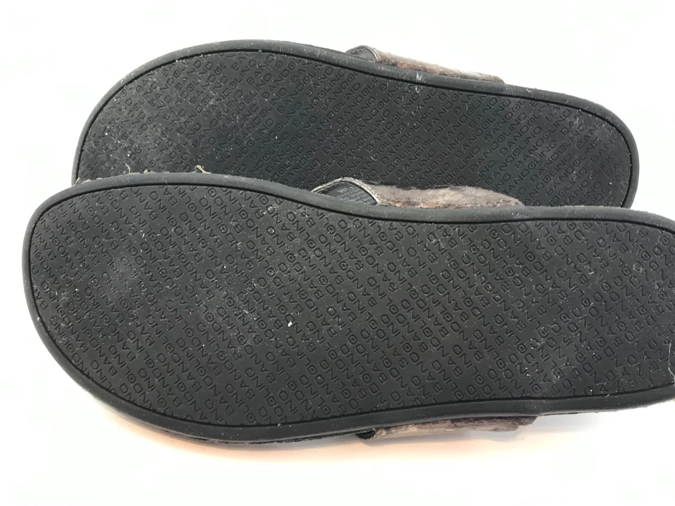 Sandalia Bandolino Slide Zapato Imitación Piel de Serpiente Tacón Bajo y Puntera Abierta Talla 7. 5 M Foto 4 de 4