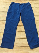 Figs Scrub Bottoms Pants Women XL Blue Technical Collection Medical Doctor Nurse