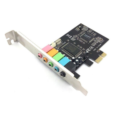 PCI Express x1 PCI-E 5.1ch CMI8738 Chipset Audio Digital Sound Card