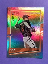 2020 Donruss Baseball John Means Card #206 Career Stat Line #'d 057/115 Orioles