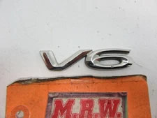 99-03 SOLARA V6 EMBLEM LOGO NAME PLATE QUARTER PANEL REAR CAR LEFT LR RIGHT RR