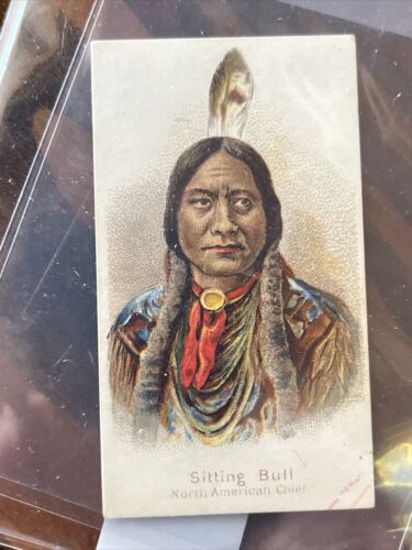 1883 W S Kimbull & Cos Cigarettes Sitting Bull eBay Authentic  - Picture 1 of 6