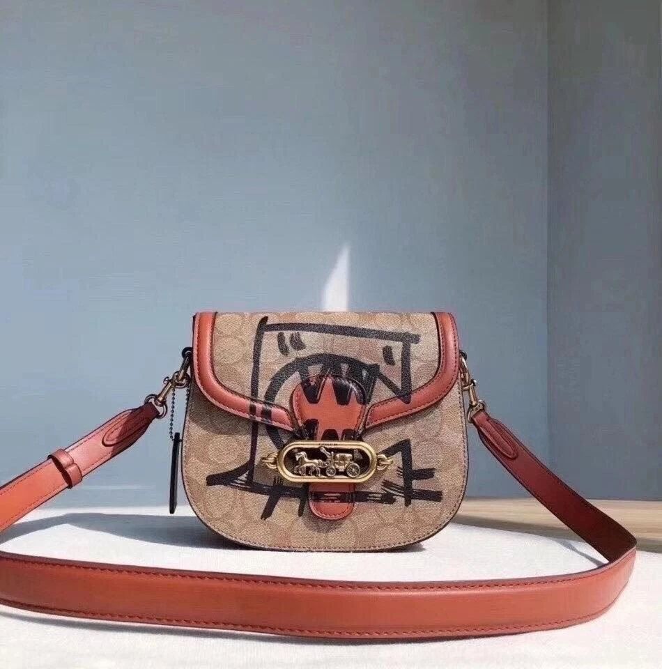 Belt bag in signature canvas with rexy by guang yu store