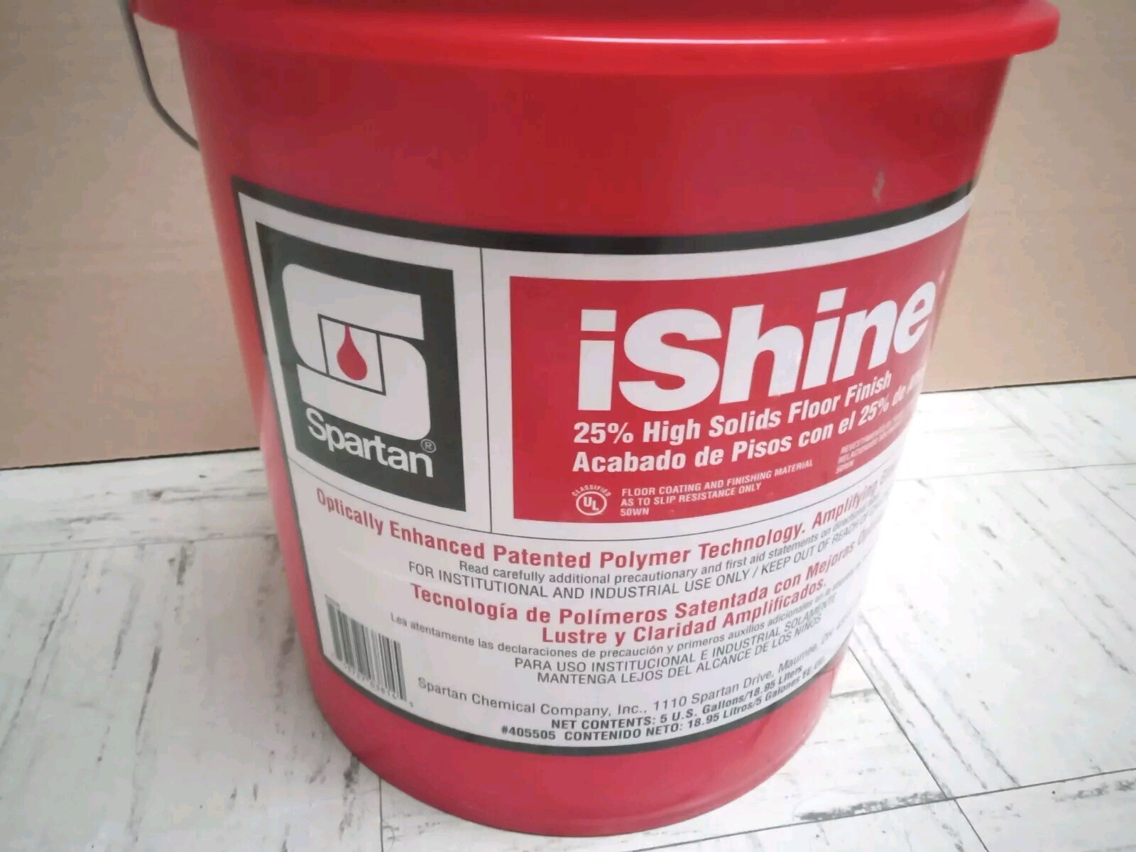 5 Gallons Spartan iShine Floor Finish