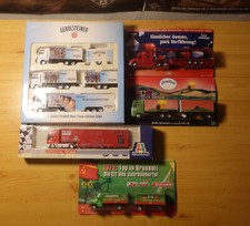 5 x WERBETRUCKS LKW LANDLIEBE GEROLSTEINER M&Uuml;LLER ITALERI NATIONAL ELF FUSSBALL