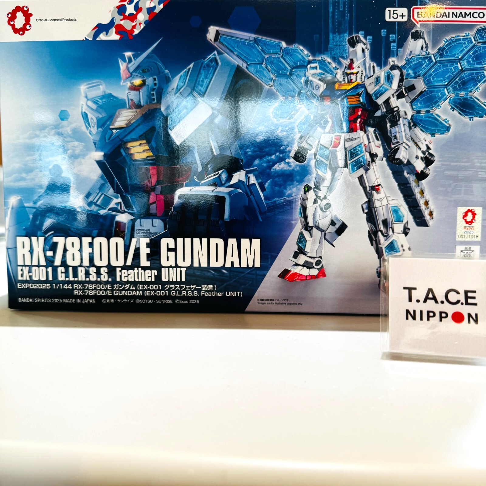 HG 1/144 EXPO 2025 RX-78F00 E Gundam Feather Unit Limited Bandai Model Kit Japan