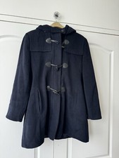 Gil Bret Navy Pre-loved Beautiful Duffle Coat Wool And Cashmere