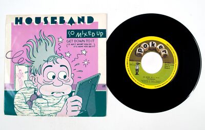 Houseband So Mixed Up / Get Down To It 7'' Vinyl Single 45 RPM VG+/VG
