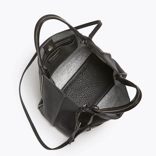 NWT BOTKIER LEATHER SOHO BITE SIZE TOTE CROSSBODY BAG BLACK - Picture 9 of 10