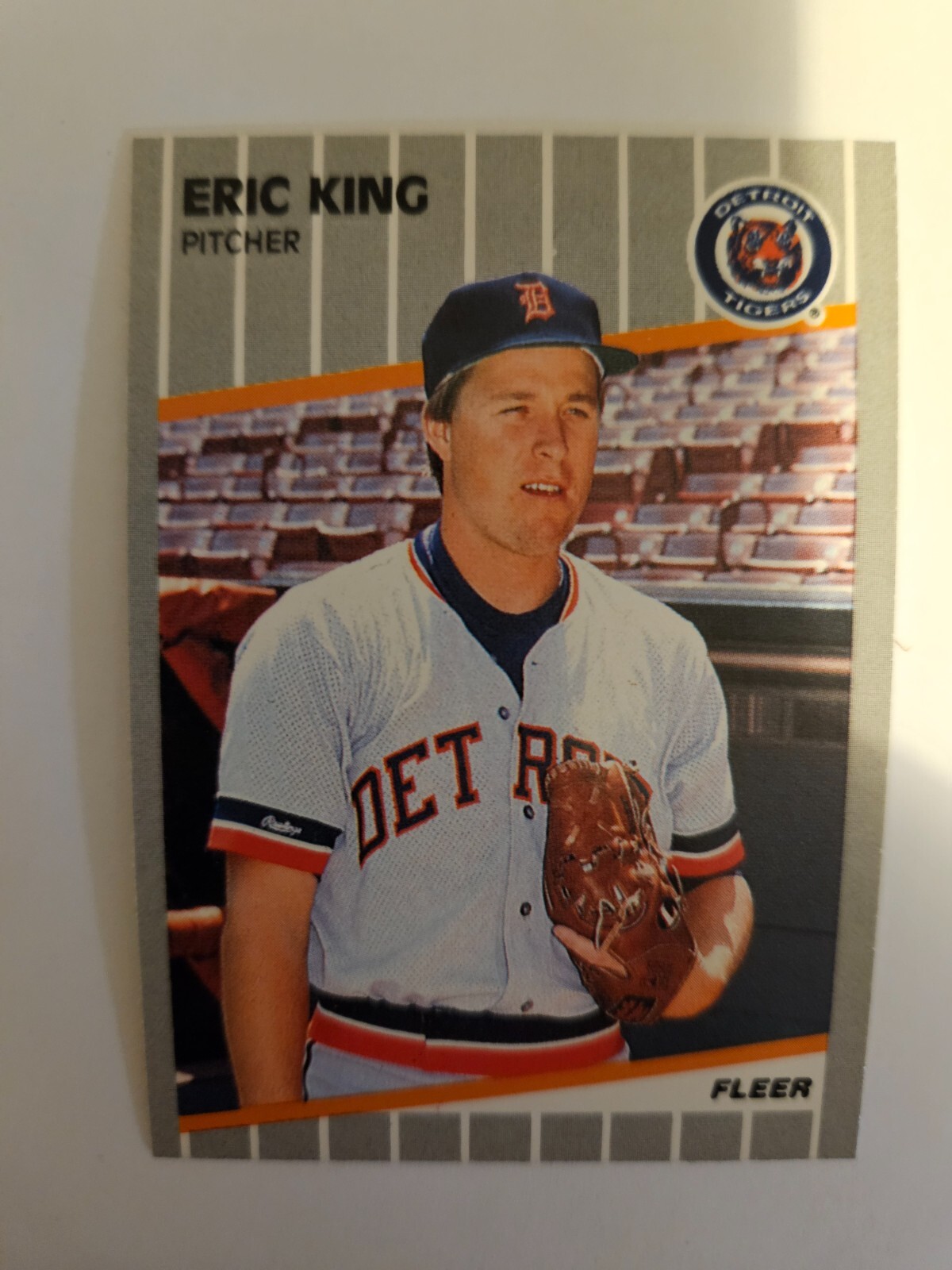 1989 FLEER ERIC KING #136 NM