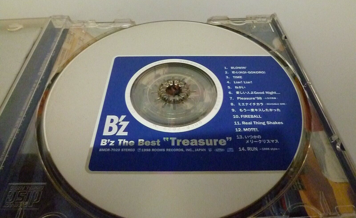 B'z Music CDs Pleasure Treasure Rooms Limited from Japan bmcr-7029