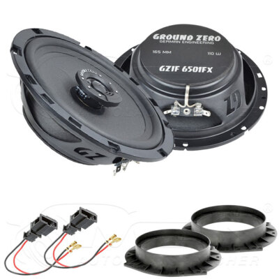 GROUND ZERO LAUTSPRECHER für AUDI A7 C7 / 4G 2010-2018 Front Tür Vorn 110W #BSIZ