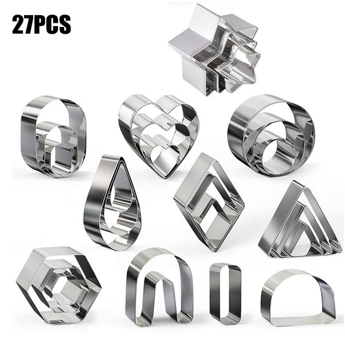 Stainless Steel Star Polymer Clay Cutters Set For DIY Earring Jewelry Making UK - Picture 13 of 14