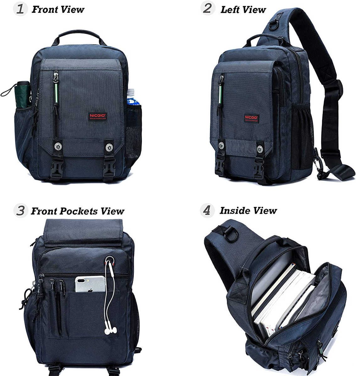 15 inch laptop backpack canvas M&G