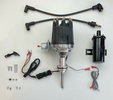 Early Hemi 331 354 Chrysler Small Cap Hei Distributor 45k Black Coil Dodge