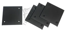 4 Pack RV Slide Out Corner Cover 4-3/4" Square Protector Camper Trailer Black