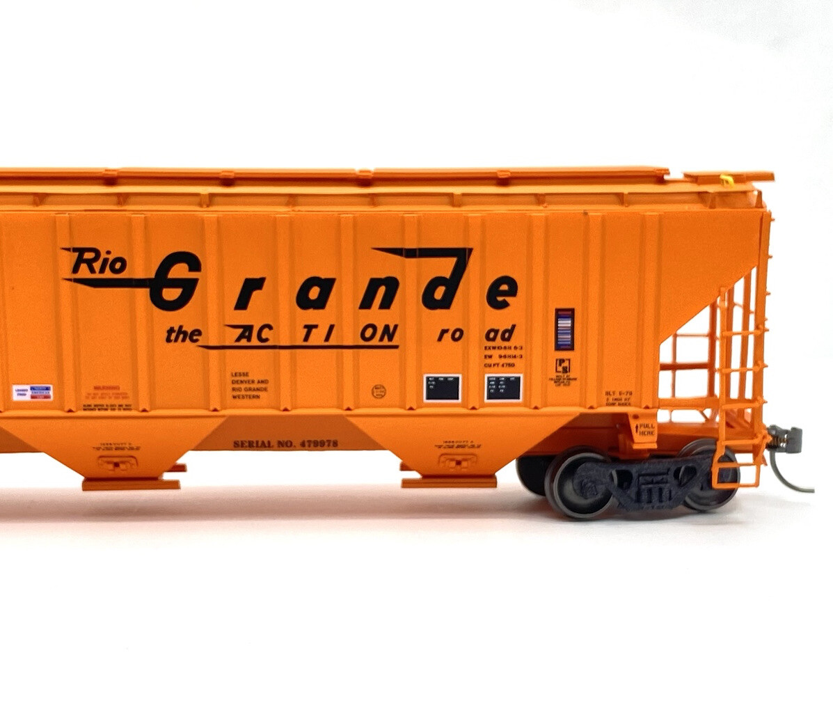Ready Track Intermountain HO PS 4750 Covered Hopper Rio Ready Track Intermountain HO PS 4750 Covered Hopper Rio