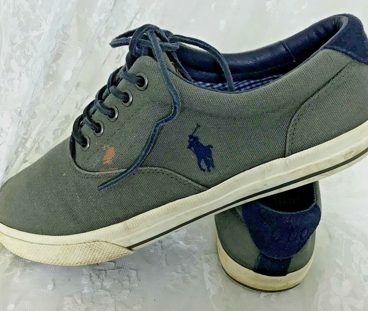 Polo Ralph Lauren Blue/Grey Rare shoes Polo Ralph Lauren Train 89 Sneakers Grey Multi main image 2