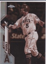 ALBERT PUJOLS 2020 Topps Chrome Baseball Cardinal Angel RARE SEPIA $$ REFRACTOR!