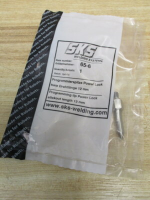 SKS Welding Systems 65-6 Programmming Tip 656