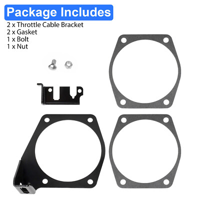 Steel Throttle Cable Bracket for 92mm/3.6In 102mm/4In Throttle Intake Manifolds