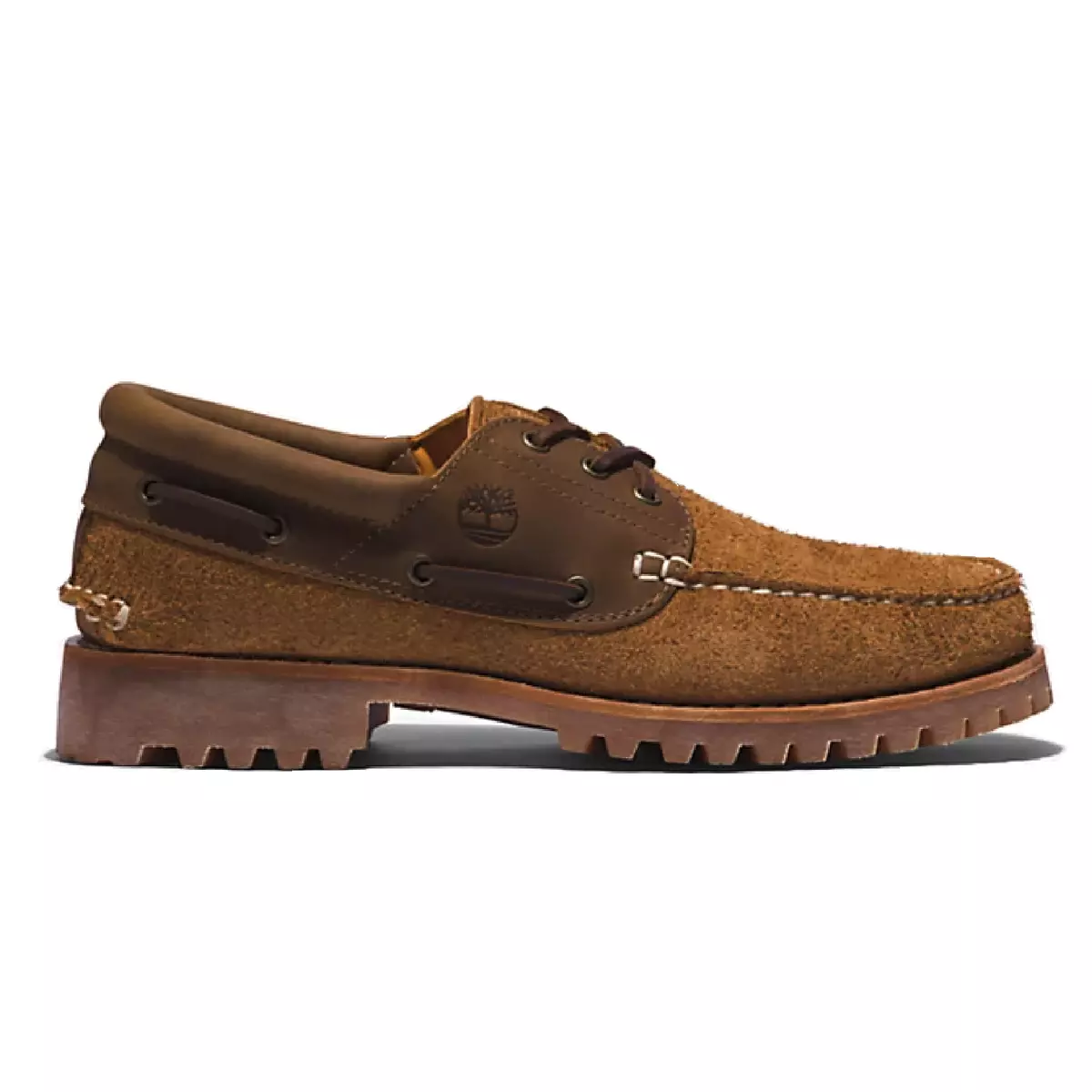 Timberland Authentic 3 Eye Classic Lug Leather Boat Shoe Sneaker brown 0A29UF890
