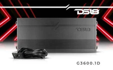 DS18 G3600.1D 3600 Watt Class D 1 Channel Monoblock Car Audio Compact Amplifier