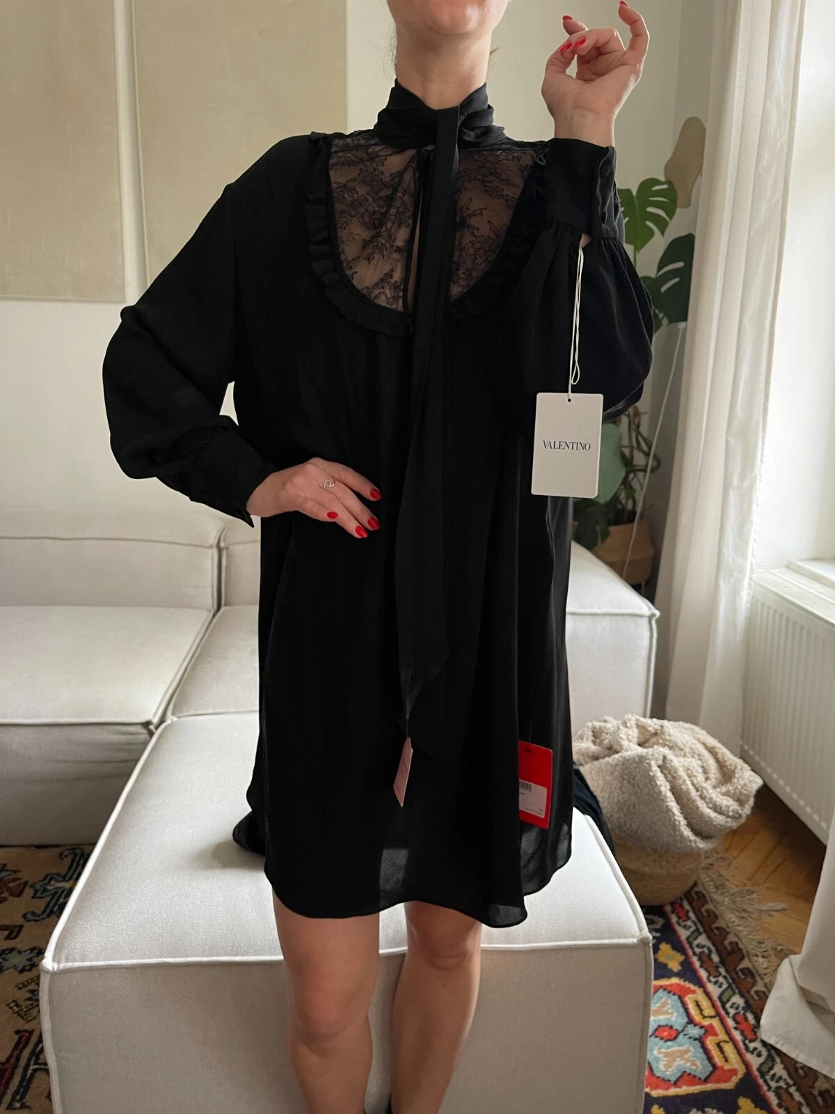 Abito Valentino seta nero