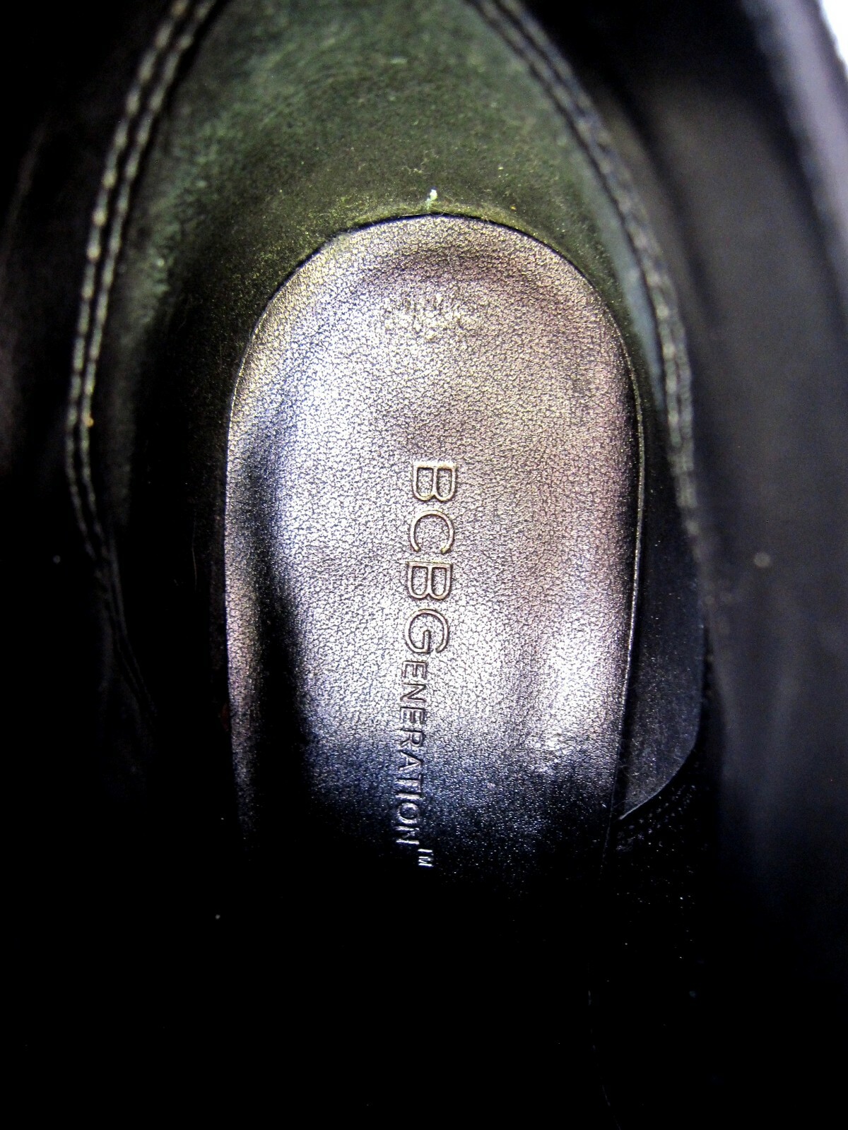 BCBGeneration Upper Leather Booties Platform Size… - image 8