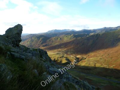 Photo 12x8 Ascending Seat Sandal Town Head/NY3309 On the steep north west c2010